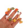 Jade Bracelet For Women Ethnic Natural Stone Beads Joint Pendant  String Wristband