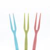 Cartoon Animal Fruit Forks - Set of 50 Colorful Two-Prong Plastic Dessert Forks