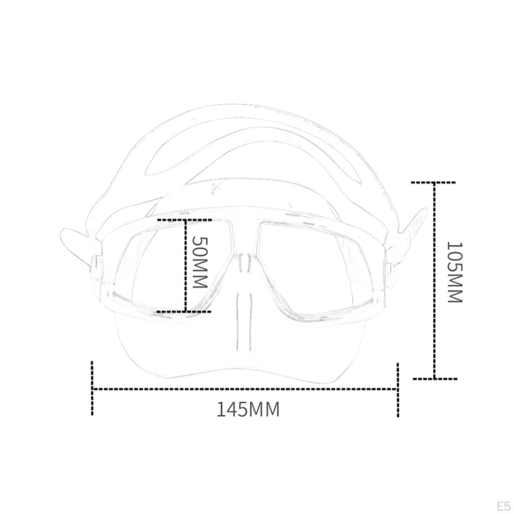 Dykglasögon Mask Glasögon Simning för Sommar Strand Pool Fridykning