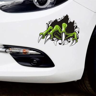 Ghostly Claw Car Sticker Weather-resistant Self-adhesive Auto SUV Vehicle Window Body Bumper Scratch Decoration Demon Hand Trim Decal Automobile