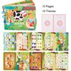 Reusable Children Stickers Busy Books Montesorri Quietbook Montreasures Activity Quire Bussy Notebook Monzo Montessori Materials