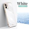 Plating Colorfast Silicone Phone Case for Apple iPhone 12 11 Pro Max Mini 12Pro 11Pro 12Mini 5G Soft Luxury Original Back Covers
