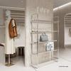 Stainless Steel Multi-Layer Shoe & Accessory Display Rack