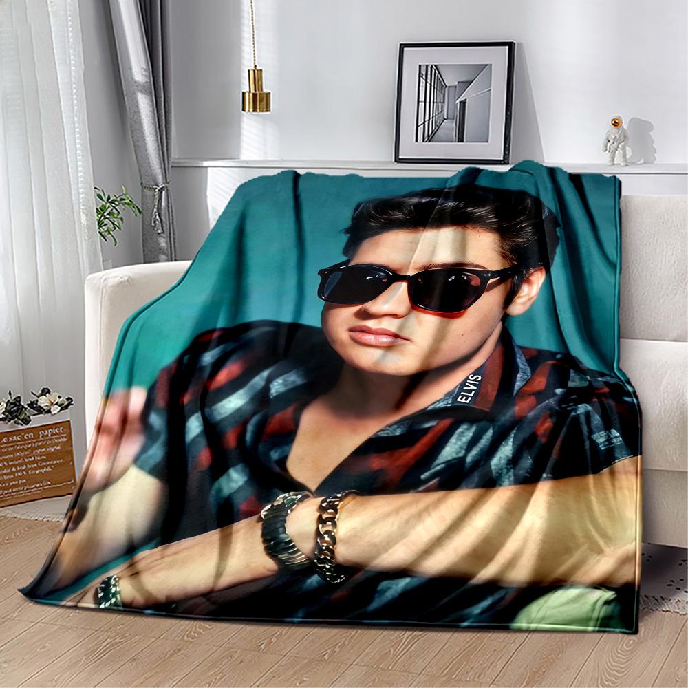 Rock Roll Legend Blanket Warmthful Decor Suitable for Picnics Bed Chair for All Seasons Modern Style Ideal Gift For Birthday Valentine'S Day