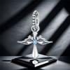 Copper Cross Charm Guardian Angel Pendant Lucky Beads Fit Original Diy Bracelets Necklace Birthday Jewelry Gifts