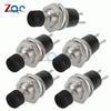 5Pcs PBS-110 2 Pins ON/OFF Push Button Switch Mini Lockless Momentary Switch for RC Toy Red Black Blue Yellow Green