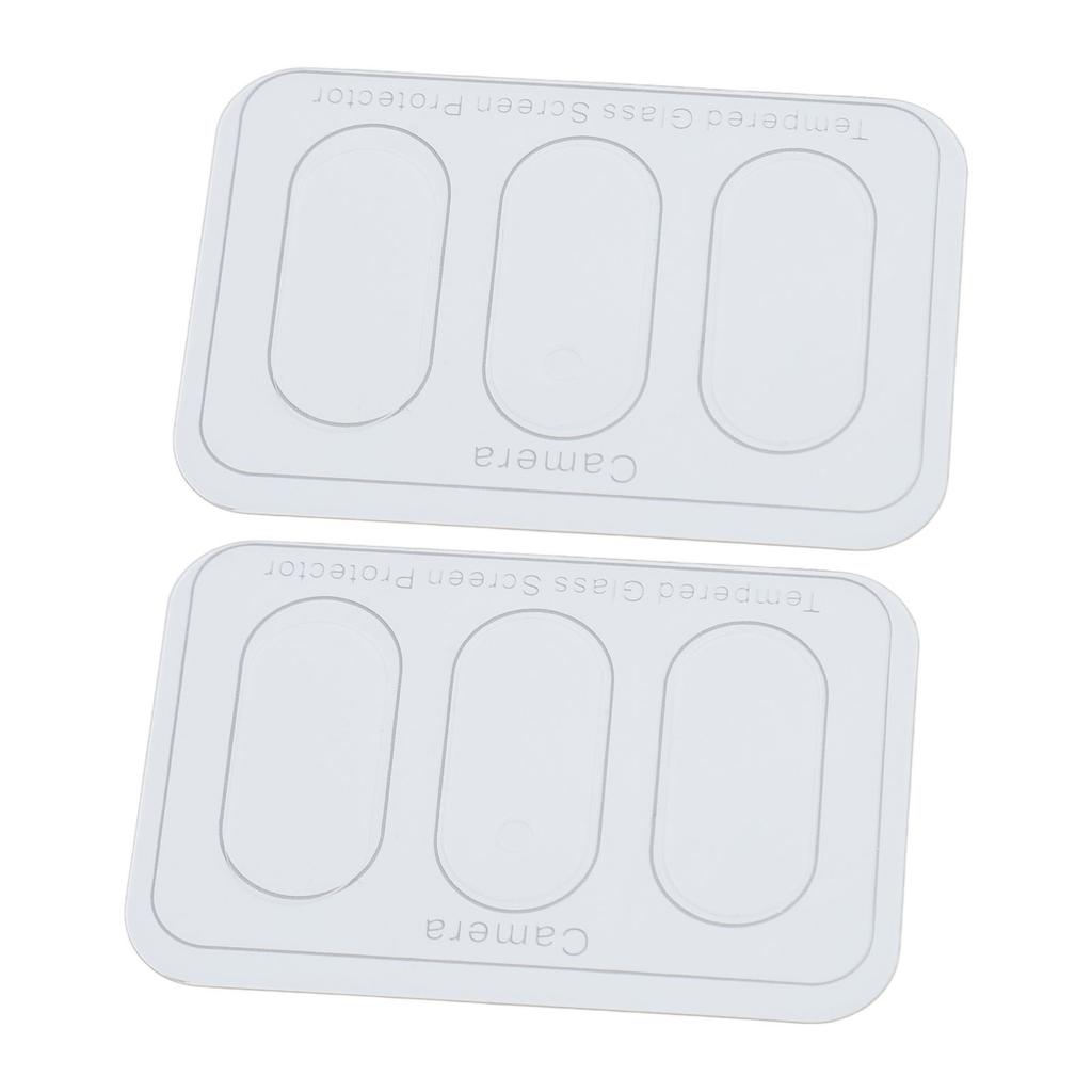 2 Set Tempered Glass Camera Lens Protective Film Anti Fingerprint Anti Scratch Camera Lens