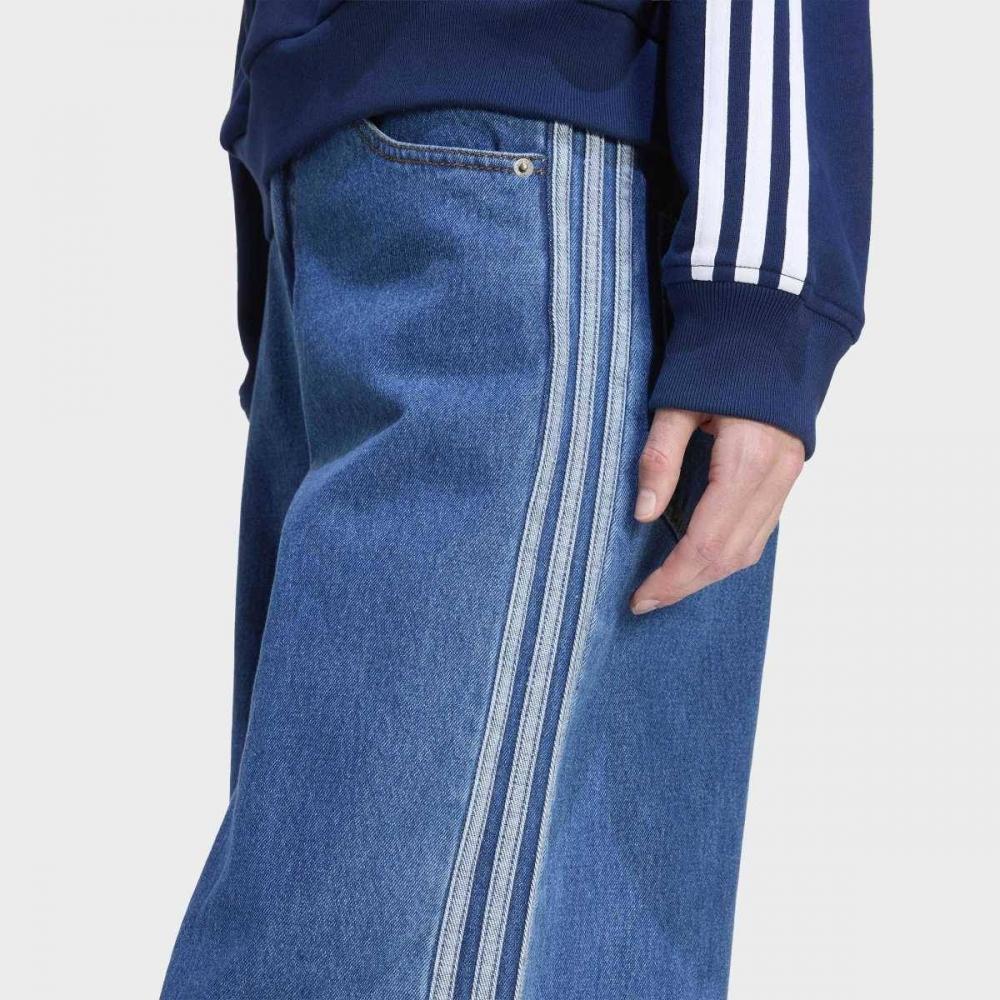 Adidas Stylish Button Closure Firebird Adilenium Denim Pants  Kd2906 
