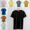 Silk Cotton T Shirt For Women Summer Breathable Casual Relaxed Fit Plain Style