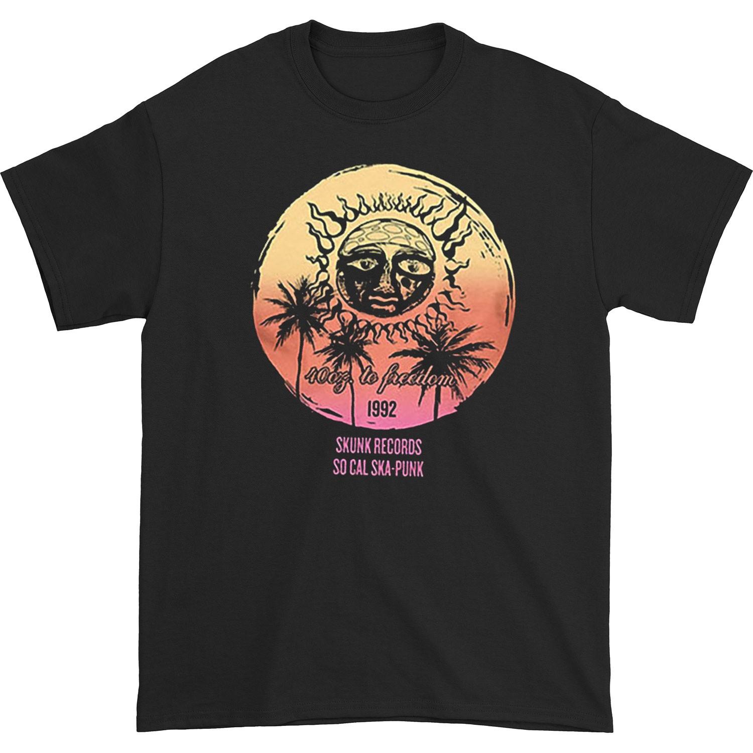 Men s Sublime Skunk Records Slim Fit T-shirt Large Black XXXL