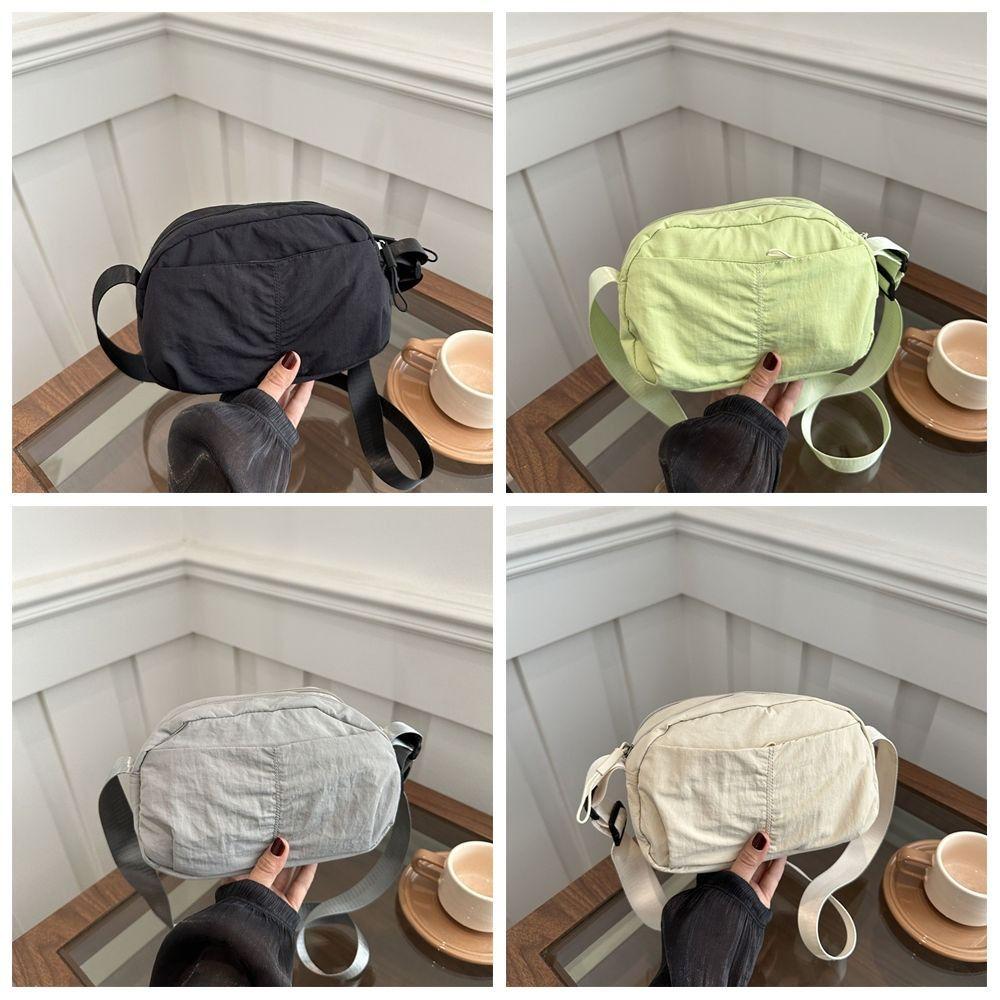 Large Capacity Nylon Square Bag Japanese Style Versatile Waist Pack Sling Crossbody Bag  Travel