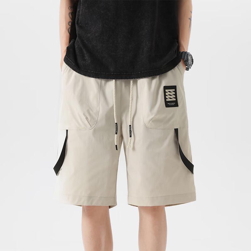 Men's Ice Silk Loose Cargo Shorts