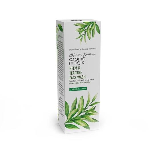 Aroma Magic Neem And Tea Tree Face Wash (PWRD by Niacinamide) - 100 Ml