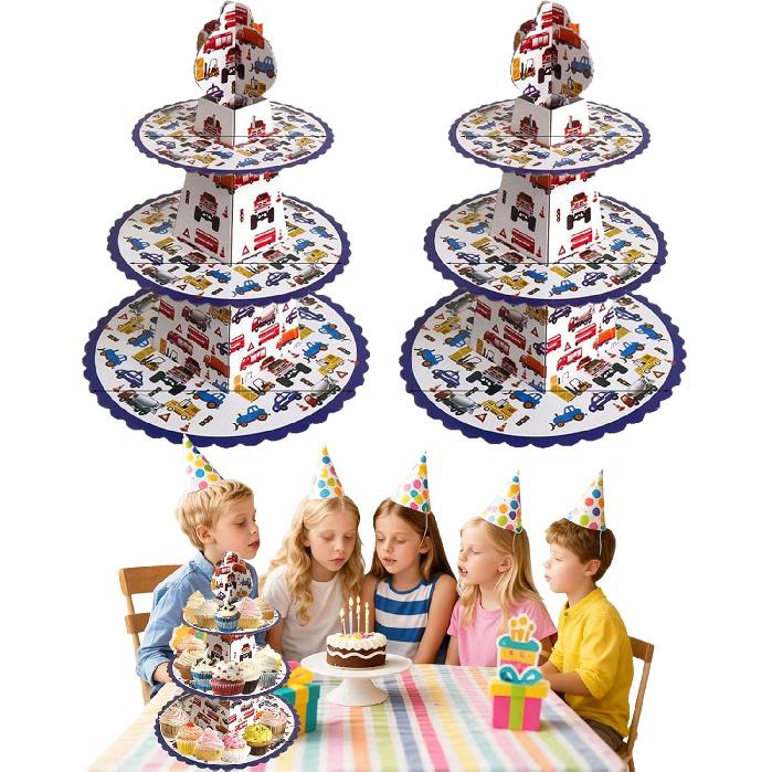 3 Tier Butterfly Cupcake Stand,Suitable for Butterfly Themes – Easy to Assemble& Reble(1Butterfly)