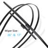 For Nissan X-Trail X Trail T32 2013~ Front Rear Wiper Blades Brushes Window Windshield Windscreen Cleaning Car Accessories