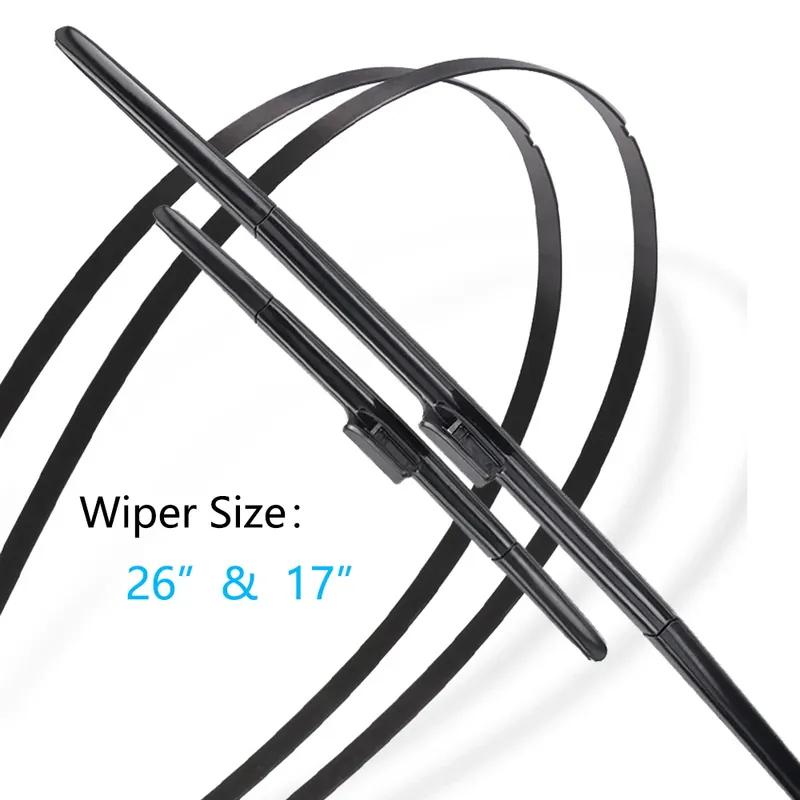 For Nissan X-Trail X Trail T32 2013~ Front Rear Wiper Blades Brushes Window Windshield Windscreen Cleaning Car Accessories