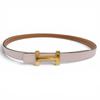 Great HERMES Belt Focus 65 H-belt Reversible Brown Leather Women Used