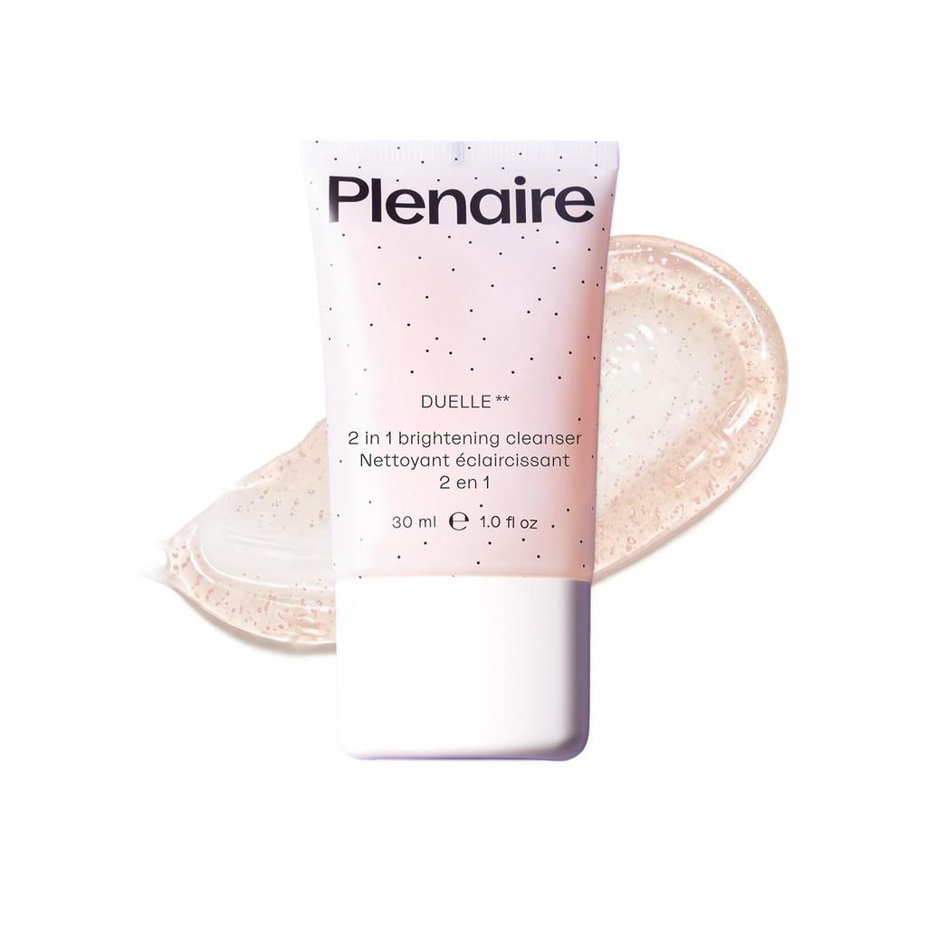 Plenaire Duelle 2-in-1 Brightening Cleanser | Gentle Daily Exfoliating Face Wash | Niacinamide + Jojoba Esters | Hydrating & Non-Stripping | All Sk