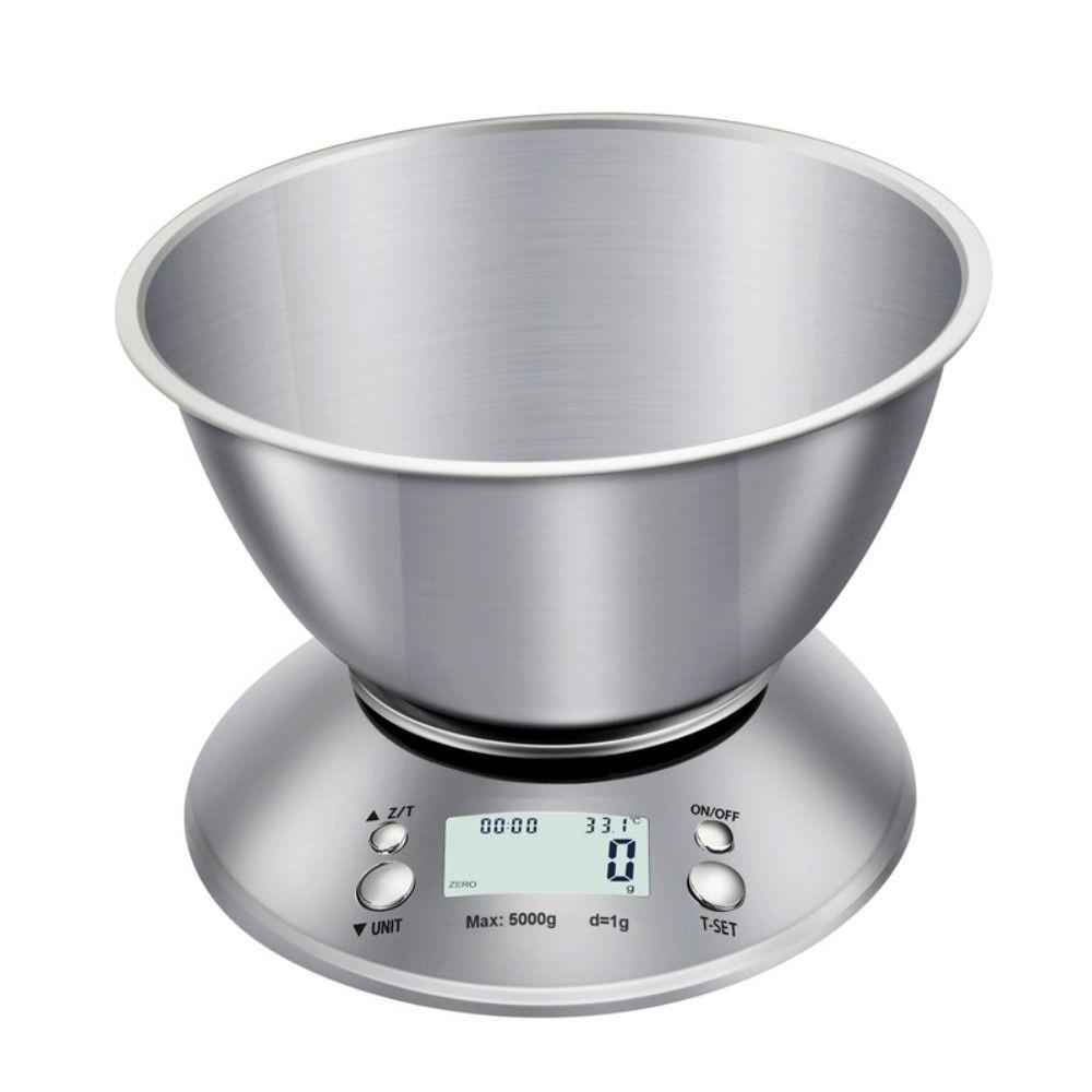 Zero peeling Kitchen Electronic Scale Temperature display Cooking Scale  For Cooking Baking