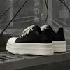 British Style2026Brand Men Outdoor Thick Bottom Casual Leather Sneaker Luxury Genuine Leather Handmade Designer Vulcanized Shoes