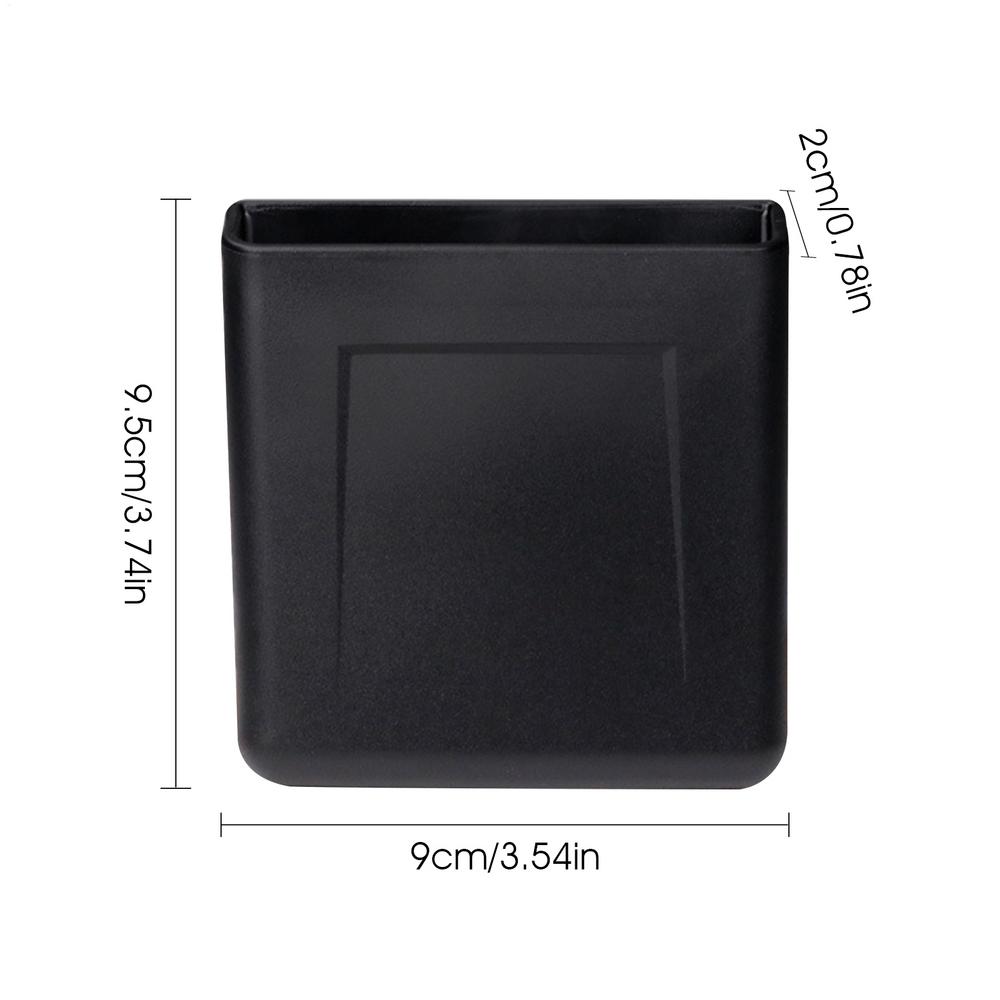 black Organizer For Car Versatile Storage Pocket Car Seat Storage Box Compact Small Car Organizer Car Console Organizers