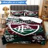 3PCS Flumi-nense Football Crest Printed Soft Bedding Set,Including 1pc Duvet Cover And 2pcs Pillowcases Perfect for Bedroom, Dormitory, Fan gift