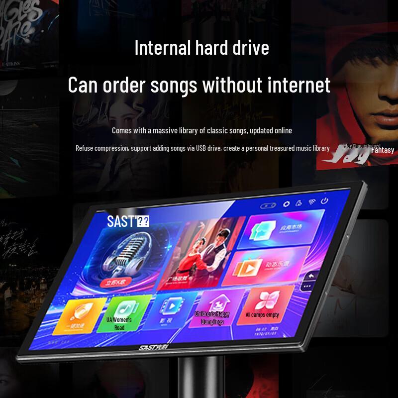 SAST All-in-One Home KTV Karaoke System CN plug (adapter included)