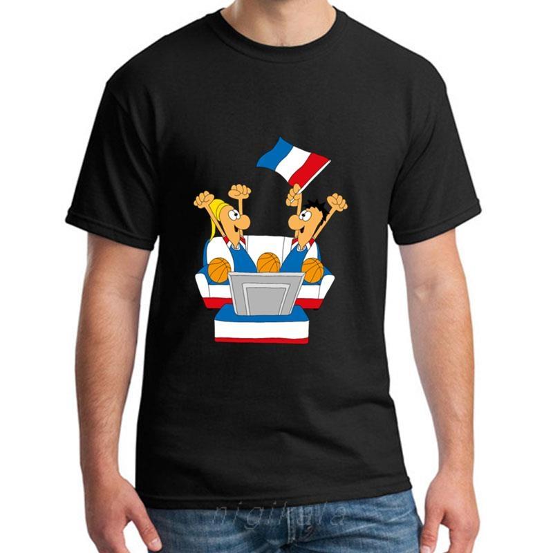 

Printed Basketball Fans France T-Shirt For Men And Women Fitted Original Kawaii Gents Funny 100%Cotton Men s Tee 4XL