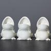 Creative Frogs Face Ceramic Flower-pot For Small Desktop Shelf Decoration Indoor Gardening