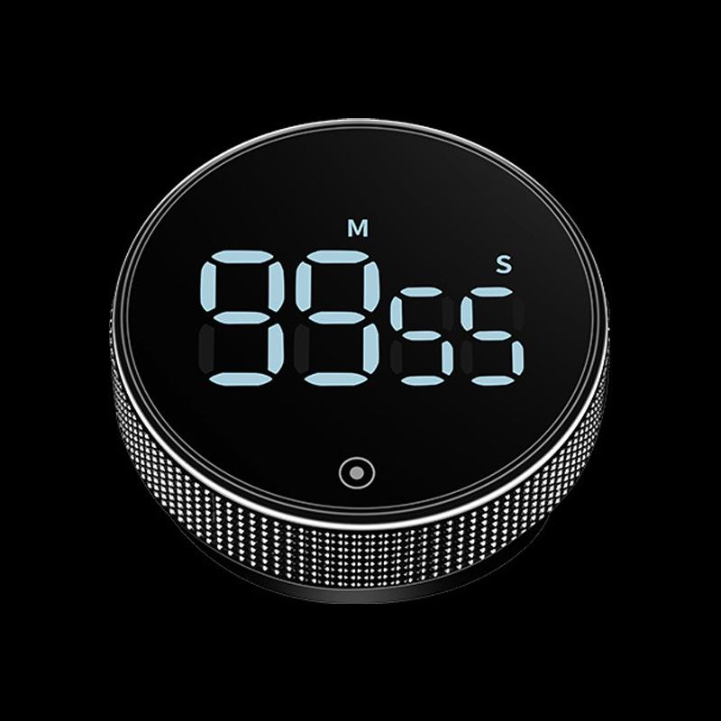 

NOKLEAD Магнитный кухонный таймер Цифровой таймер Ручной отсчет Поворотный таймер Механический таймер для приготовления пищи Секундомер для приготовления пищи Душ чёрный