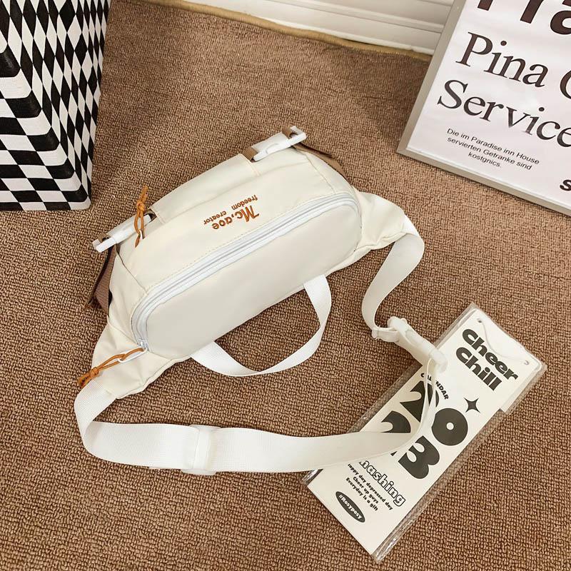Damska torba na klatkę piersiową Trend w modzie Torba na talię Uliczny hip-hopowy piterek unisex saszetka na pasek Wysokiej jakości nylonowe damskie torby na ramię typu crossbody