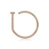 D Shape Fake Piering Nose Ring Earrings Nose cuff Punk Non-Piercing Nose Clip Rock Hiphop Perforation Septum Body Women Zircon