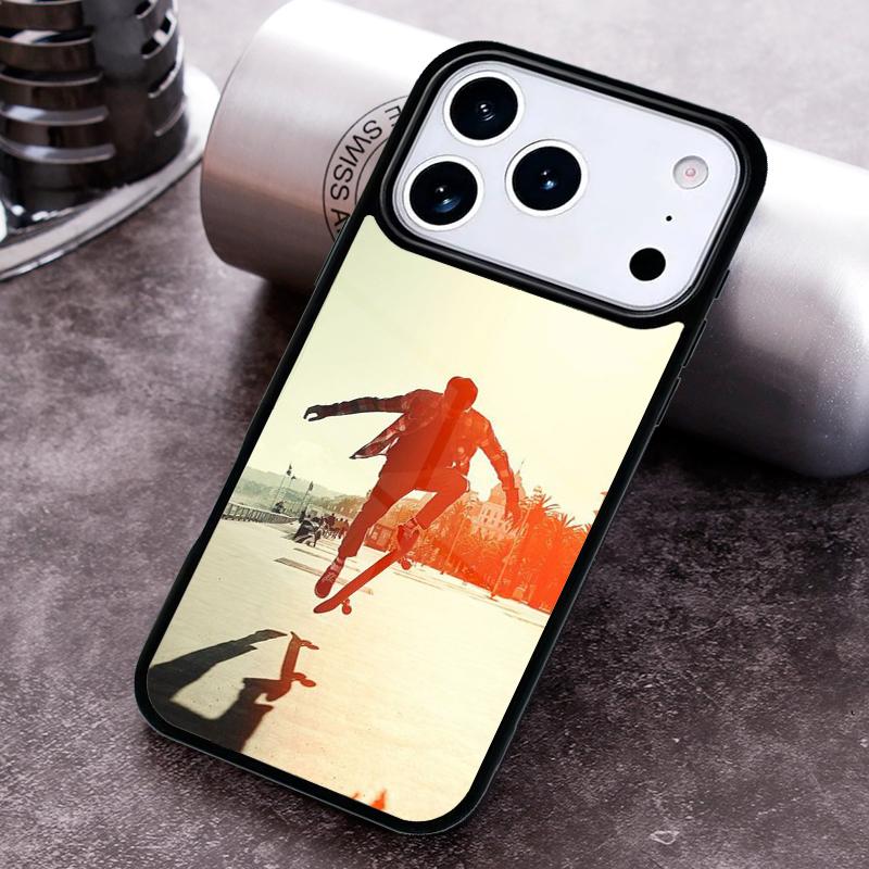 Cool Skate soft Phone Case For iPhone 17 16 15 14 13 12 11 Pro Max Plus 17Air Soft Silicone Cover