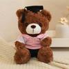 Stuffed Toy Doctor Cap Graduation Bear Doll Sitting Bear Plush Toys  Birthday Graduate Gifts