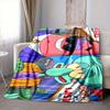 1Pc Vegas Adventure Friends Flannel Blanket, Soft And Comfortable, Casual Warm, Camping Travel, Christmas, Halloween Xmas Gift S1983