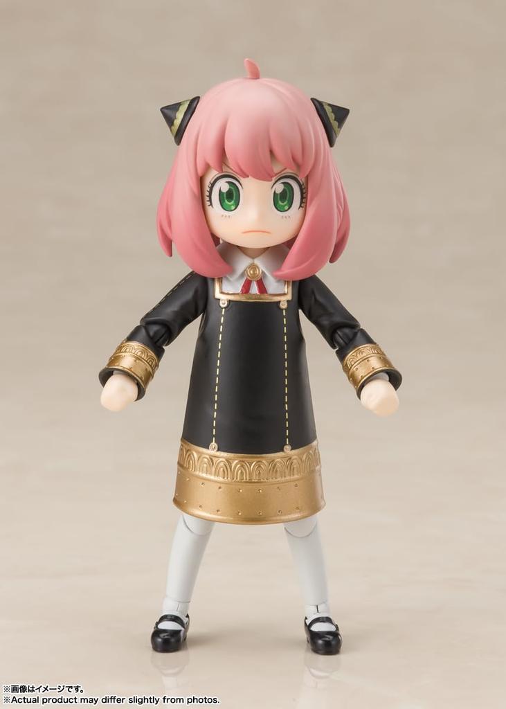 TAMASHII NATIONS Anya Forger 80mm malovaná pohyblivá figurka SHFiguarts SPY×FAMILY -Verze Seifuku- Přibl.. ABS a PVC