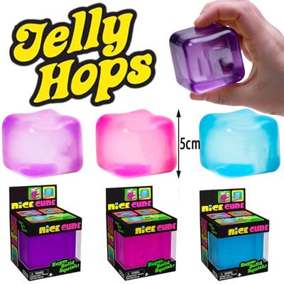 2026 Hot Schylling NeaDah Nice Cube Sensory Squeeze Toy with Super Solid Squish Stress Anxiety Sensory Tool - 2.25" Cube