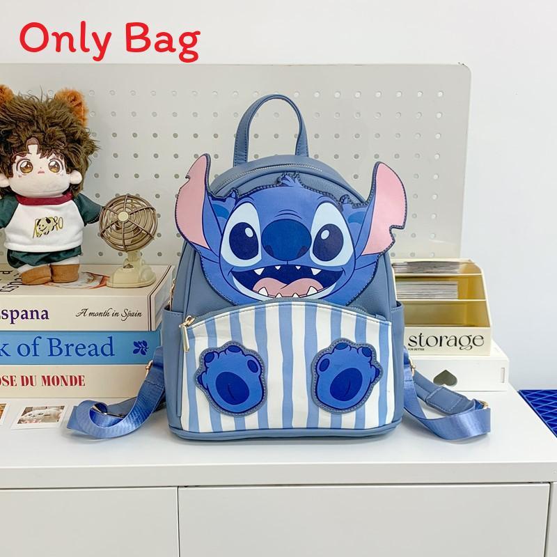 Stitch Plüschtier Tasche mit Canvas Innentasche für den täglichen Freizeitgebrauch