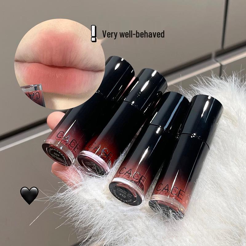 CACE Twilight Dew Matte Lip Mud: Silky, Pigmented, Whitening, Long-Lasting, Non-Stick Velvet Lip Gloss.