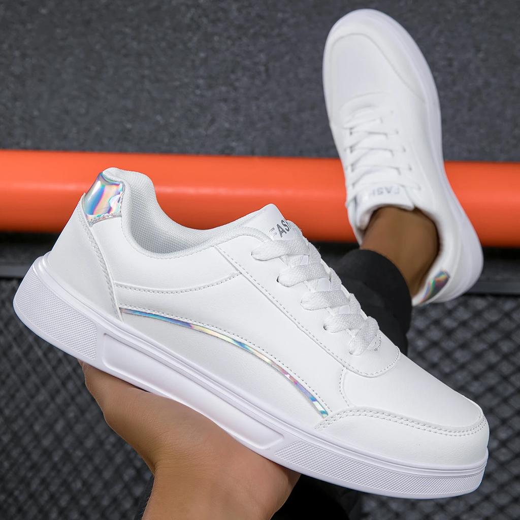 Fashion White Shoes Casual Shoes for Men Comfortable White Sneakers Lightweight Walking Women Shoes Tenis Masculino Plus Size 36-45