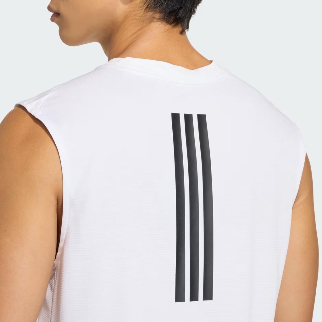 Adidas D4T Primelift 3 Stripes Slim Fit Round Neck Vest Men tops KD0376