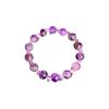 Jingxi Collection: Natural Dream Amethyst Crystal Bead Bracelet, 10mm+4mm, Fashionable & High-End.