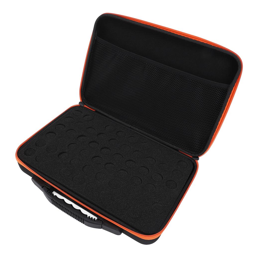 Essential Oil Carrying Case Holds 60 Grids 10ml Bottles Dual Zipper Shock Proof Essential Oil
