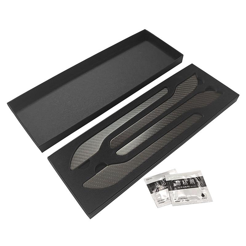 Suitable For Tesla New Model3/Model Y 2025 Door Handle Sticking Scratch-resistant Carbon Fiber Y Modified Decorative Accessories