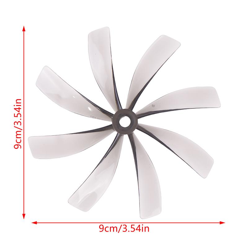 

2Pairs NEW NEEBRC 8-blade CW CCW 3.5inch Cinewhoop Prop 5mm Shaft Propeller For FPV Racing Drones Quadcopter DIY сірий колір