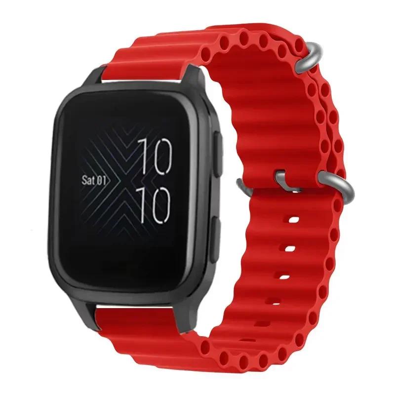 

20mm 22mm Silicone Strap For Garmin Vivoactive 3 4 5 Band Watch Venu 2 3 SQ Forerunner 645 245 Wristband Ocean Bracelet Straps 20mm