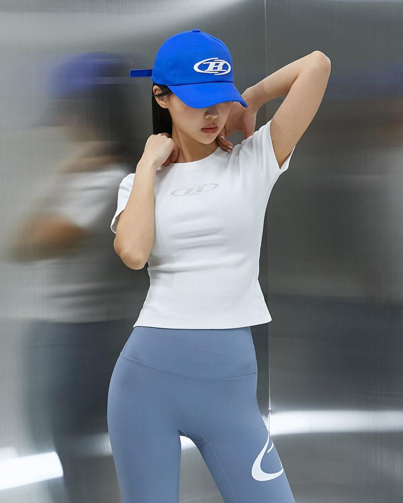 BORN TO WIN B Symbol Big Logo Ball Cap [Blue]