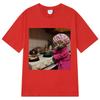 Summer Hot Sale Unisex Black Funny Kitchen Cat Meme Graphic T Shirt Hip Hop Streetwear Oversized Loose Casual Short Sleeve Top
