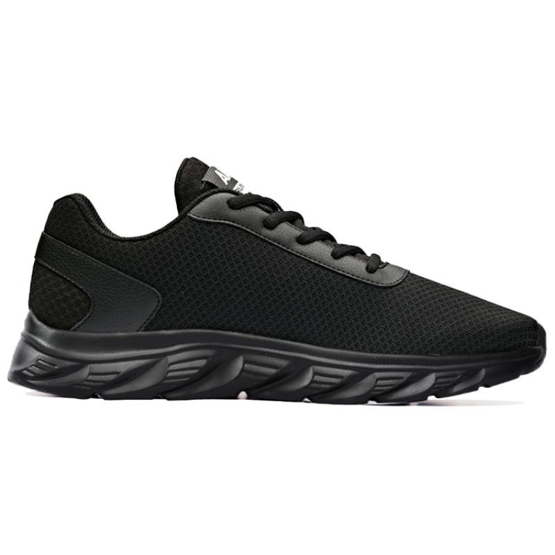 Anta Wear-Resistant Low-Top Running Shoes Men's Pure Black Sneakers 912525515F-9