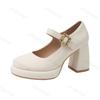 Fashion Elegant Shallow Mouth Casual High Heels Single Shoes for Women's 2025 Spring New Style Comfortable Fashion Buckle Designed Pumps